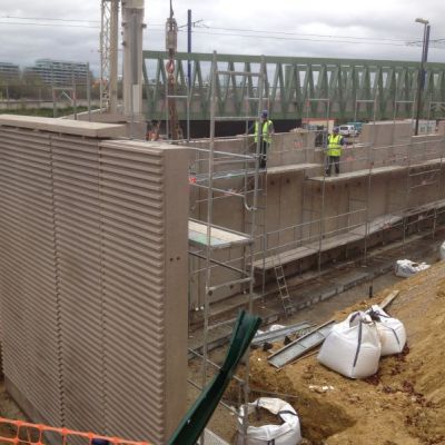 Murs de soutènement grandes dimensions