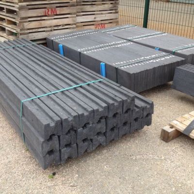 Poteaux béton gris anthracite