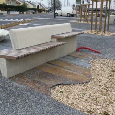 Banc béton